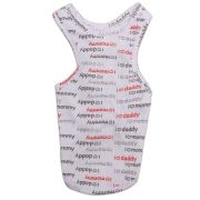 LION Майка L, 29-31 см, белый/черный/красный