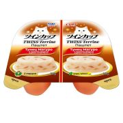 INABA Twins Влажный корм для кошек с тунцом Магуро и куриным филе со вкусом кацуобуси 0,035 кг*2 шт