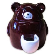 КЕРАМИКАРТ Кормушка для грызунов «Мишка» черная 0,15 л