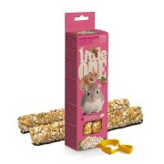 LITTLE ONE Палочки для хомяков, крыс, мышей и песчанок с орехом и воздушным рисом (2 шт) 0,11 кг