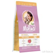 MOLINA Сухой корм для стерилизованных кошек с уткой и курицей 1,5кг