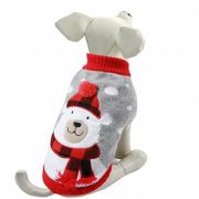 TRIOL Свитер Белый мишка L, серо-белый размер 35 см