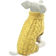 TRIOL Свитер «Косички» L горчичный, размер 35 см