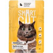SMART CAT Пауч для взрослых кошек и котят с курицей в соусе 0,085 кг