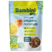 BAMBINI PETS Корм для средних попугаев 0,8 кг