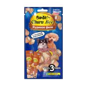 INABA Churu Bee Запеченные трубочки для собак, Куриное филе для здоровья суставов 3/*0,01 кг