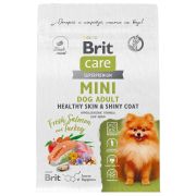 BRIT Care Сухой корм для взрослых собак мелких пород, с лососем и индейкой 0,4 кг