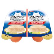 INABA Twins Влажный корм для кошек с тунцом Магуро и куриным филе со вкусом гребешка 0,035 кг*2 шт
