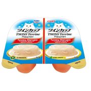 INABA Twins Влажный корм для кошек с тунцом Магуро и куриным филе со вкусом ширасу 0,035 кг*2 шт