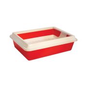 КИС Лоток для кошек с рамкой и сеткой