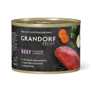 GRANDORF Fresh Консервы для собак паштет из Говядины с цукини и морковью 0,2 кг
