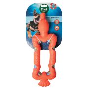 TRIOL Игрушка для собак из термопластичной резины «Утка с плетеной веревкой», 300 мм
