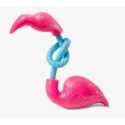TRIOL Игрушка для собак из термопластичной резины «Фламинго с веревкой», 235/125 мм