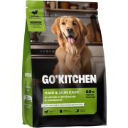 GO'KITCHEN Сухой корм для собак, для кожи и шерсти с ягненком, фруктами и овощами 0,4 кг